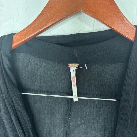 Free People Black Oversized Jumpsuit Size XS - Picture 3 of 4